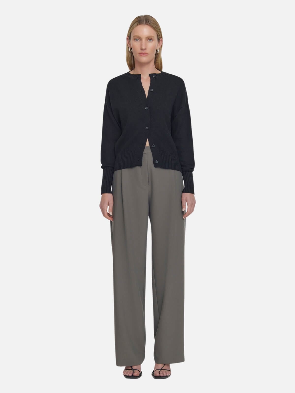 Hart Merino Cardigan - Black Tops Viktoria & Woods