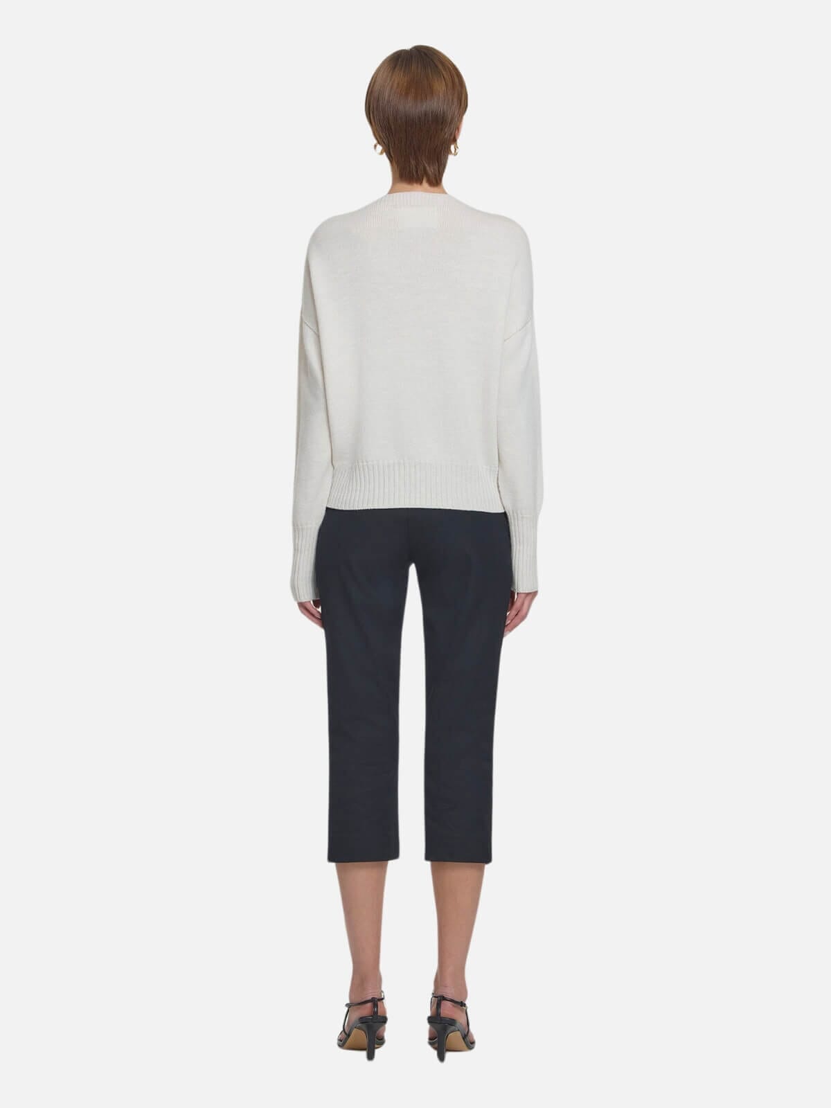 Hart Merino Cardigan - Ivory Marl Tops Viktoria & Woods