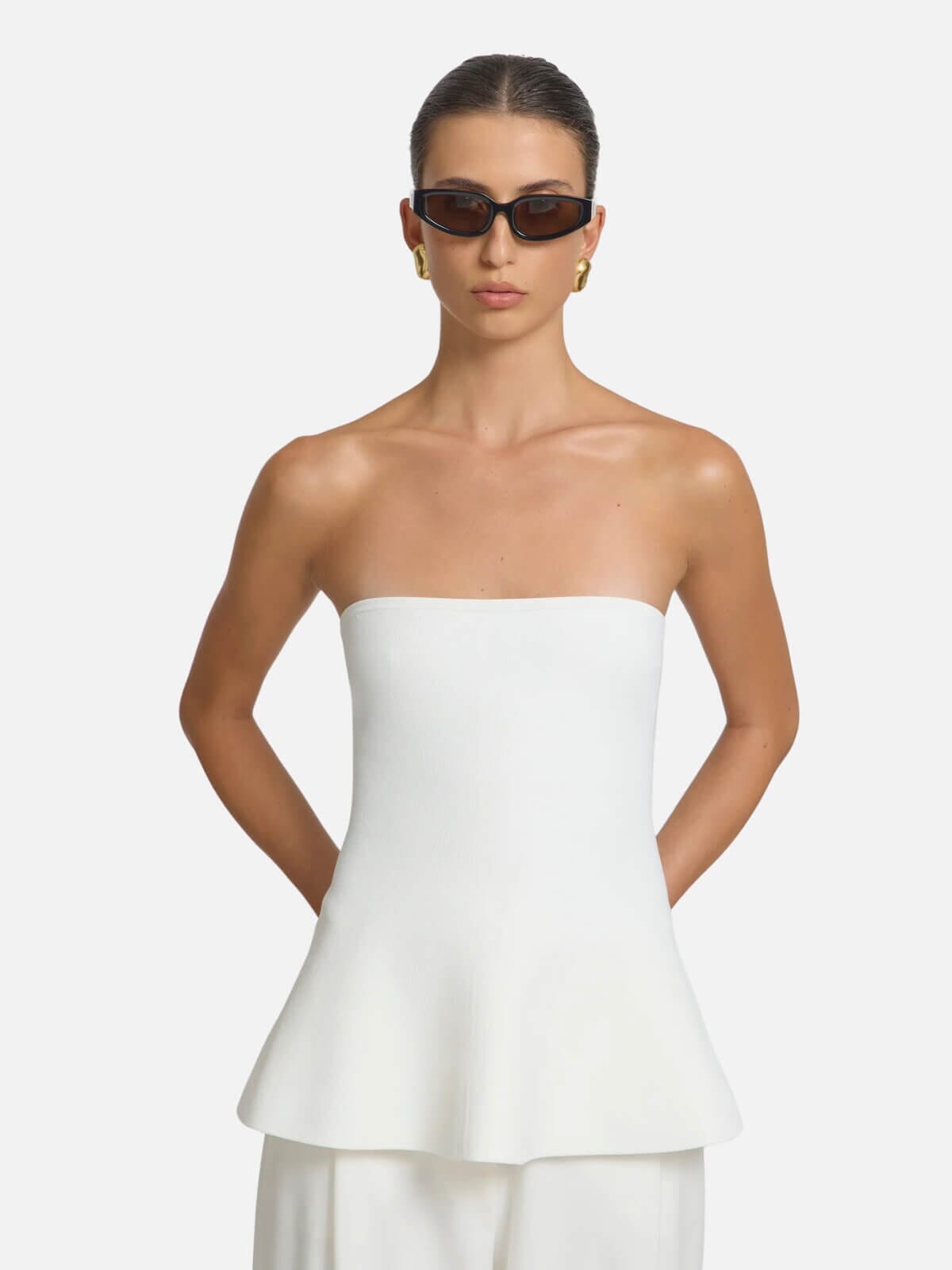 Lemonade Bustier - Bone Tops Viktoria & Woods