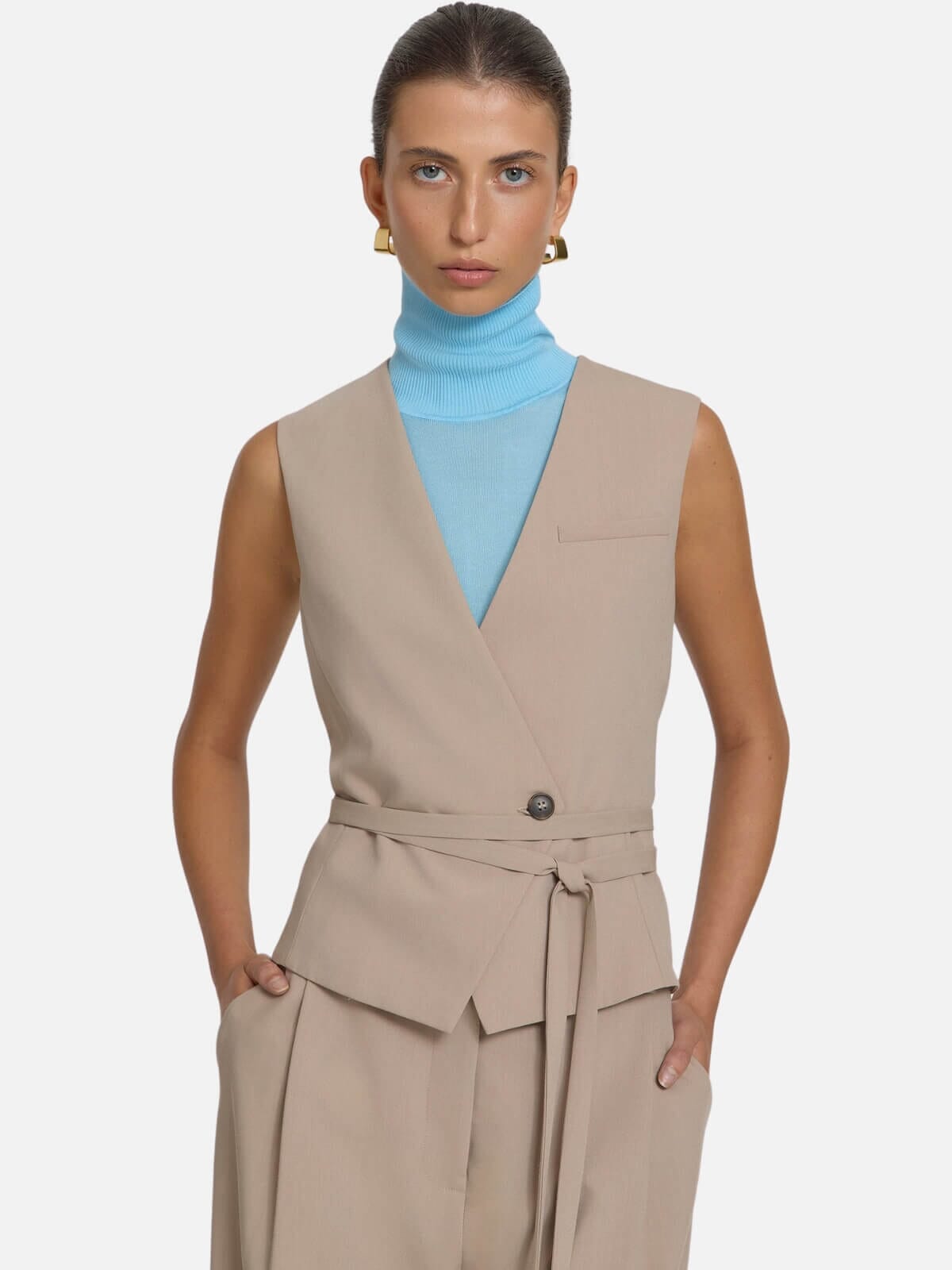 Rhythm Vest - Cardamon Tops Viktoria & Woods