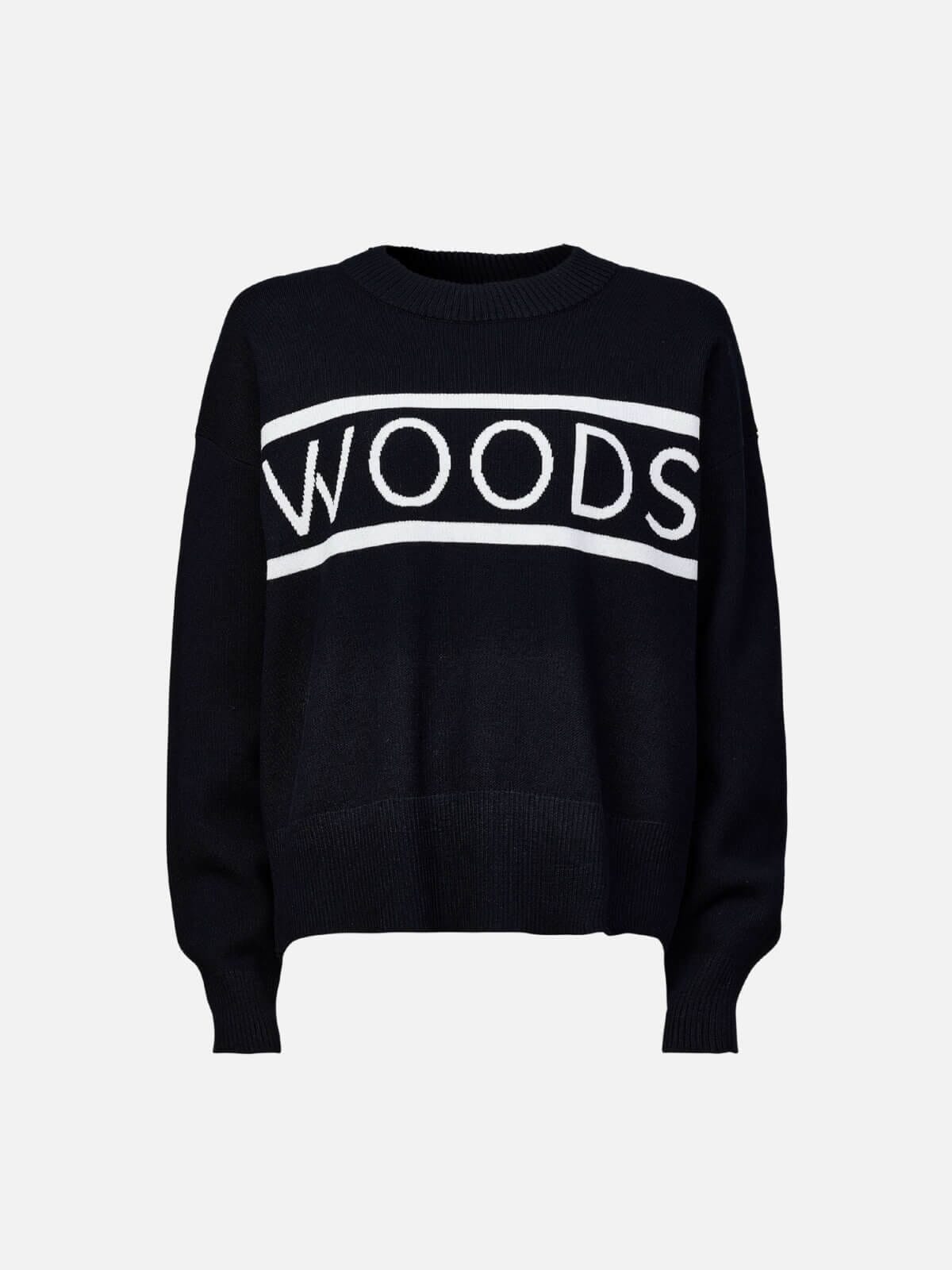 Supercross Knit - Black/Ivory Tops Viktoria & Woods
