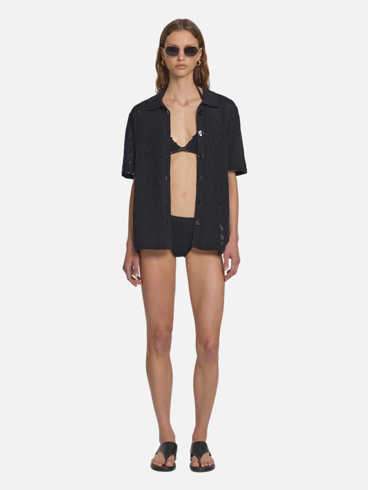 Valencia Shirt - Black Tops Viktoria & Woods