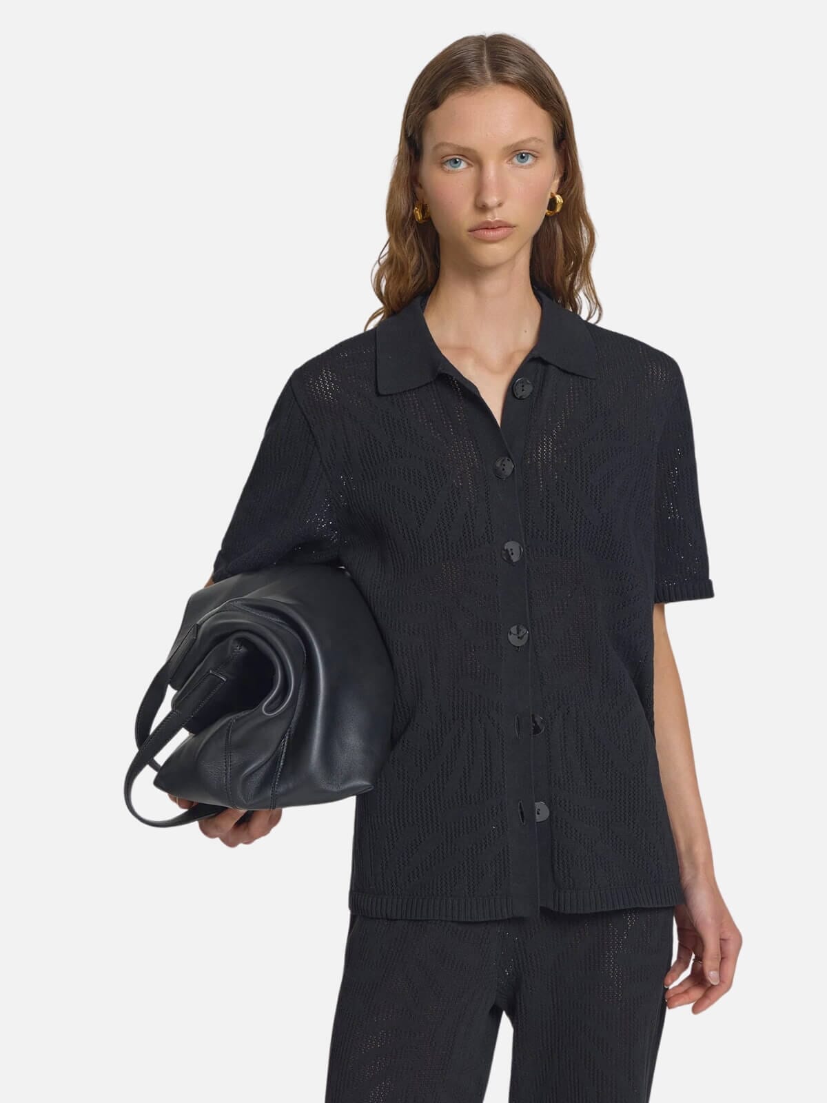 Valencia Shirt - Black Tops Viktoria & Woods