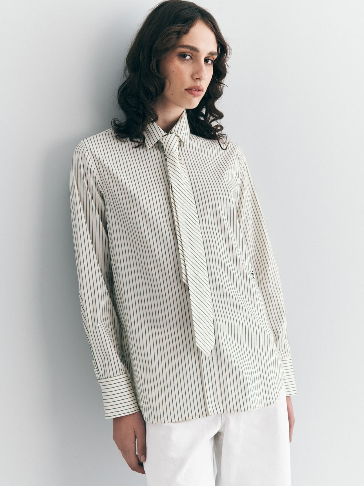 V&W Tie - Juniper Stripe