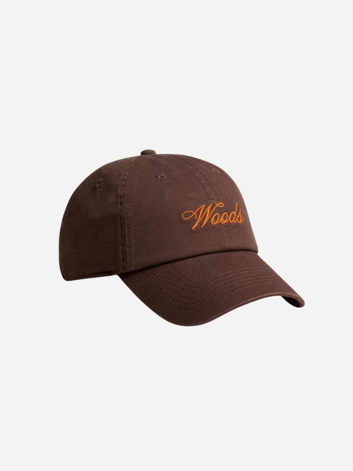 Woods Cursive Cap - Chocolate