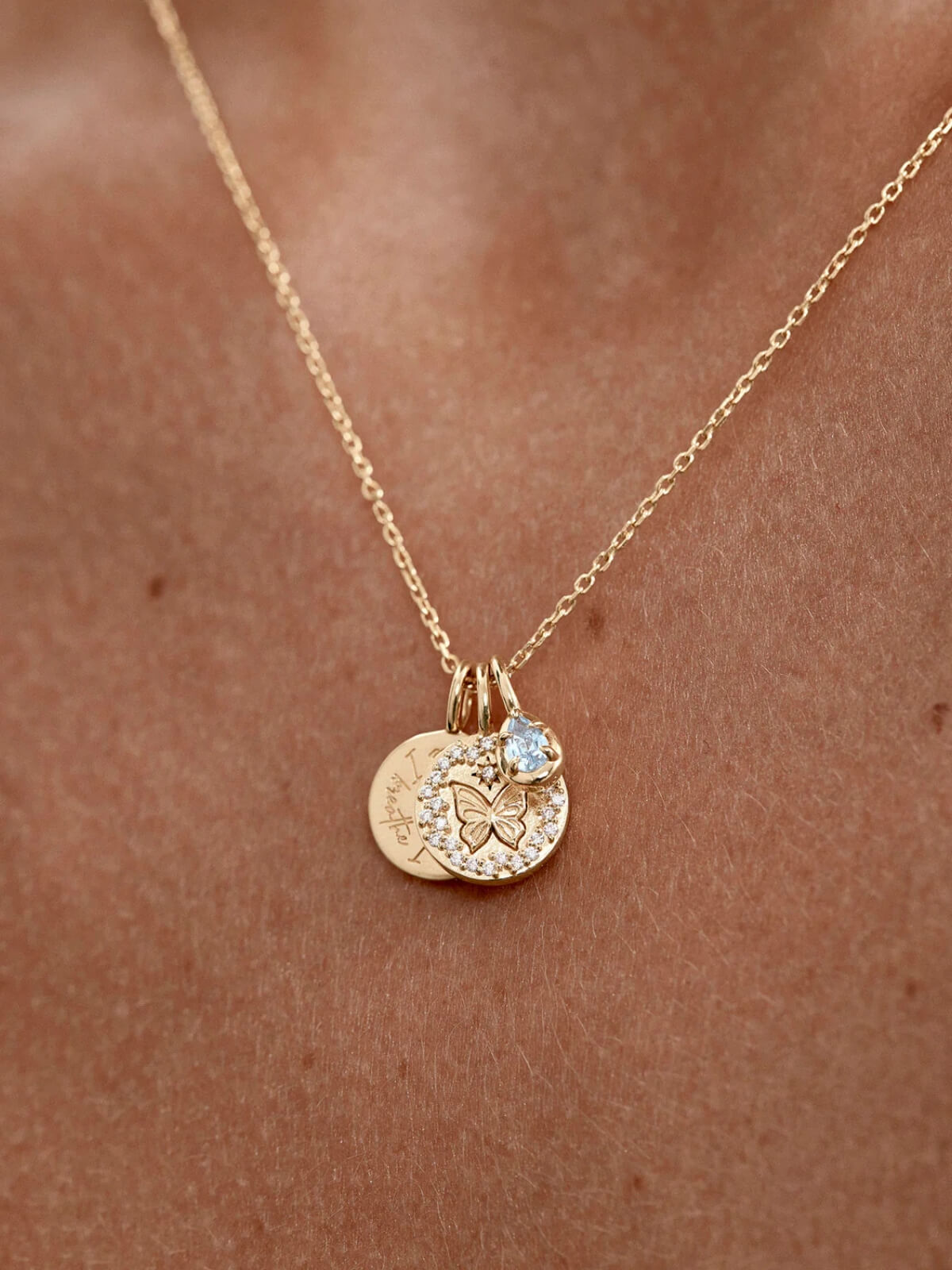 18k Gold Vermeil With Freedom I Become Necklace