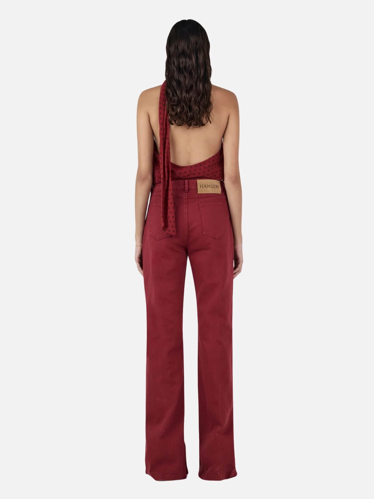 Hansen & Gretel | Harper Halter Top - Samba Polka | Perlu