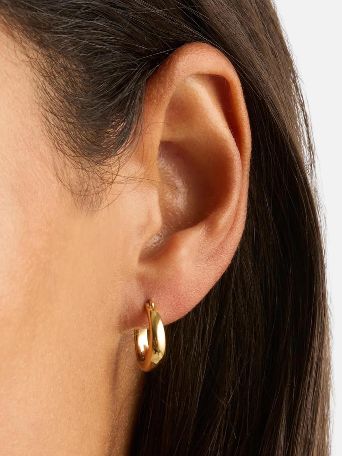 Infinite Horizon Small Hoops - Gold