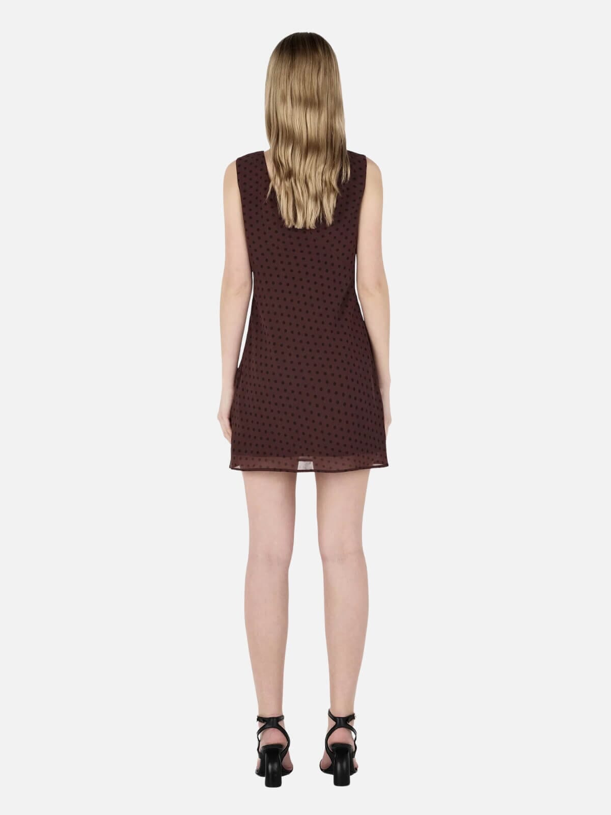 Hansen & Gretel | Quinn Mini Dress - Chocolate Polka | Perlu