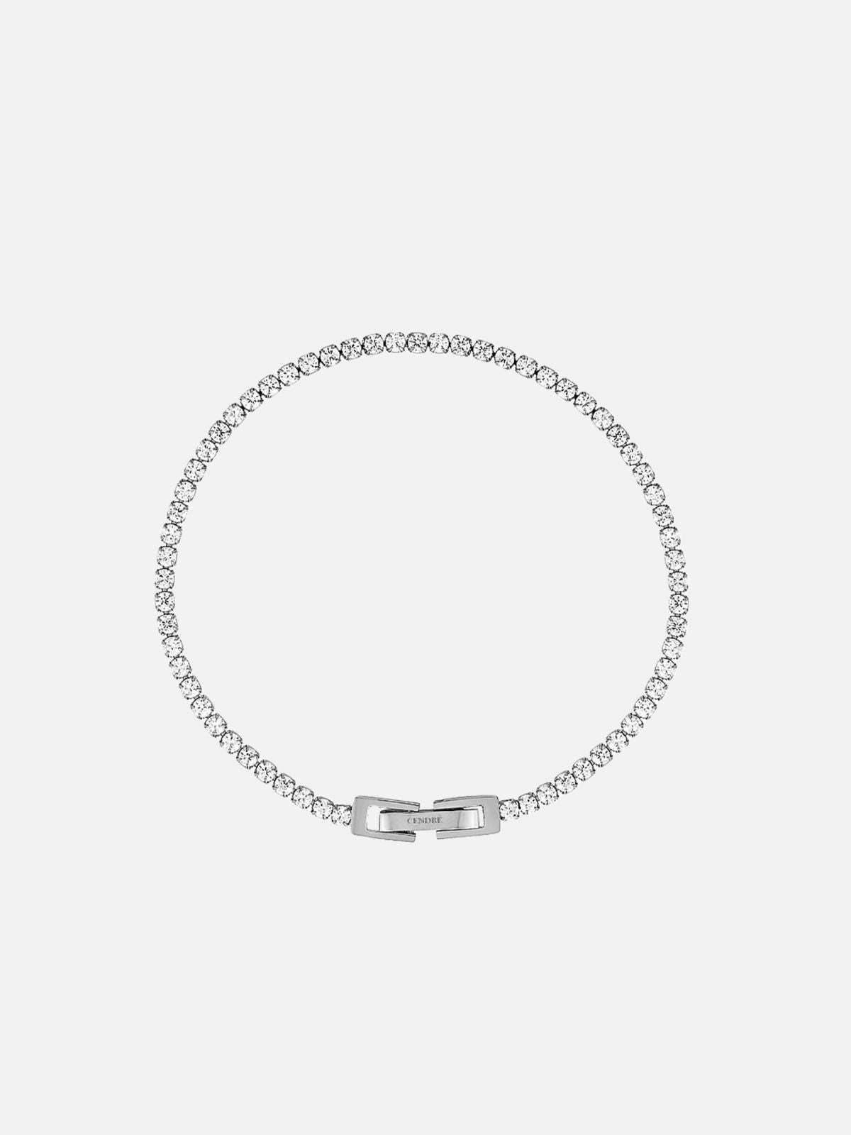 Tabitha Baby Tennis Bracelet - Silver