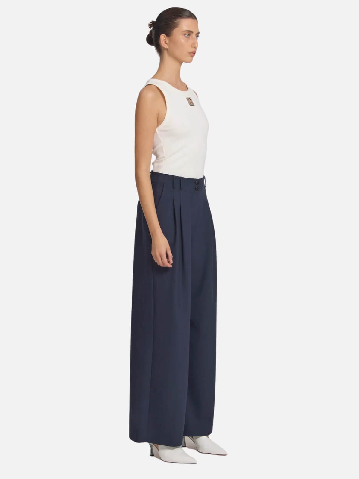 Muse Pant - Navy Pants Viktoria & Woods 