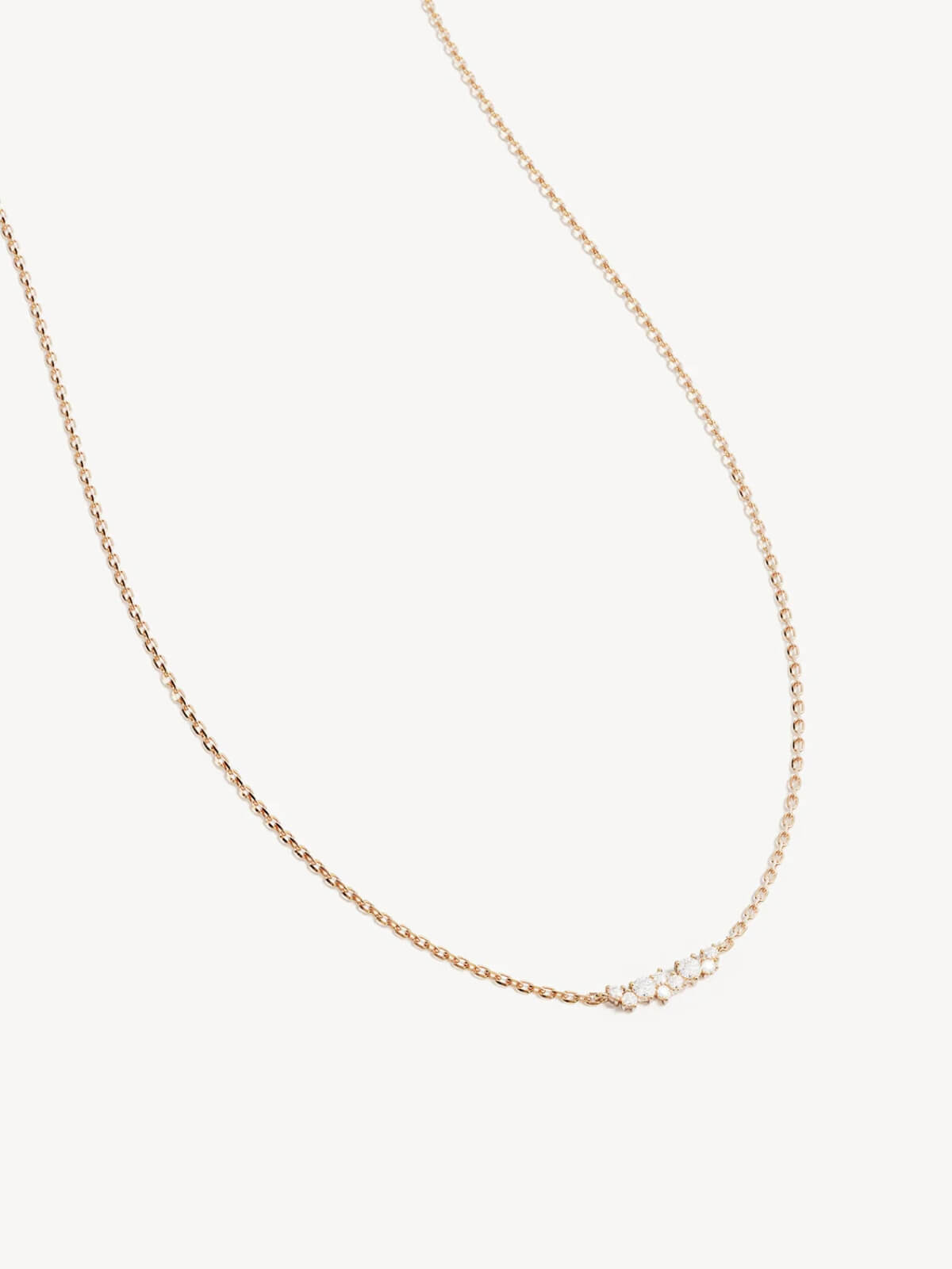18k Gold Vermeil Crystal Dust Necklace