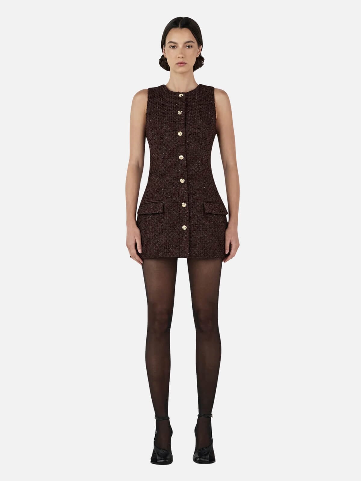 Hansen & Gretel | Vanessa Mini Dress - Nutmeg | Perlu
