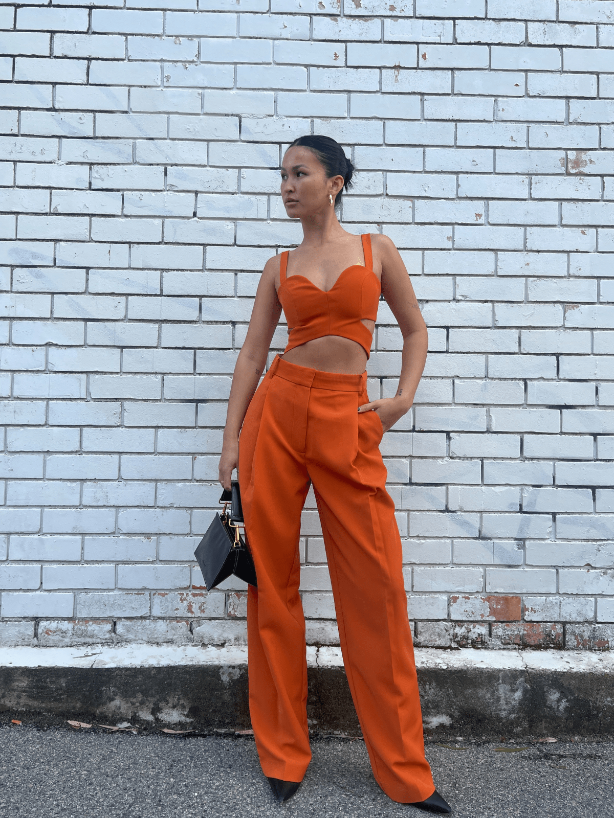 Bela Bodice Top - Tangerine Tops Camilla and Marc 