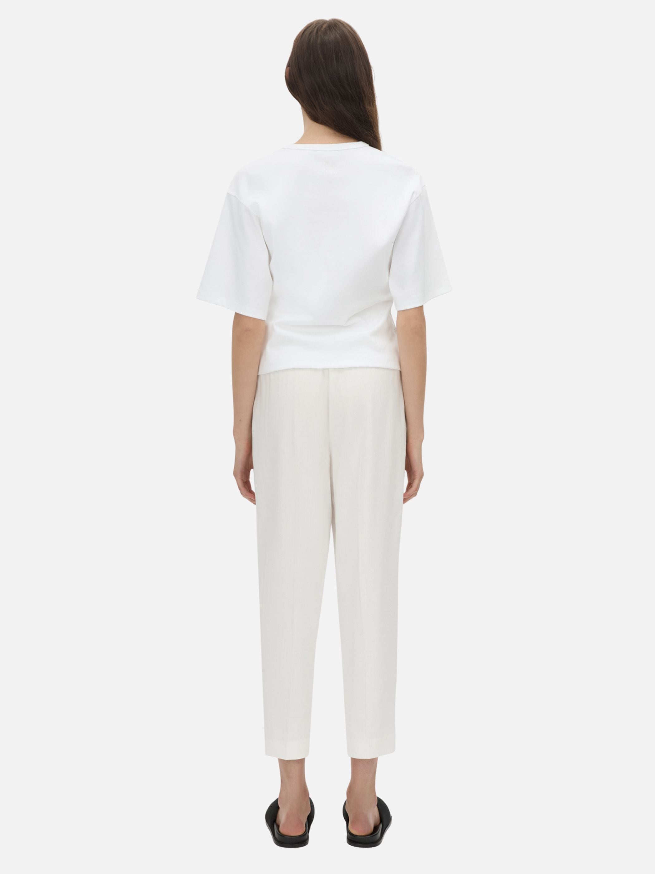 Alba Boxy Tee - Soft White