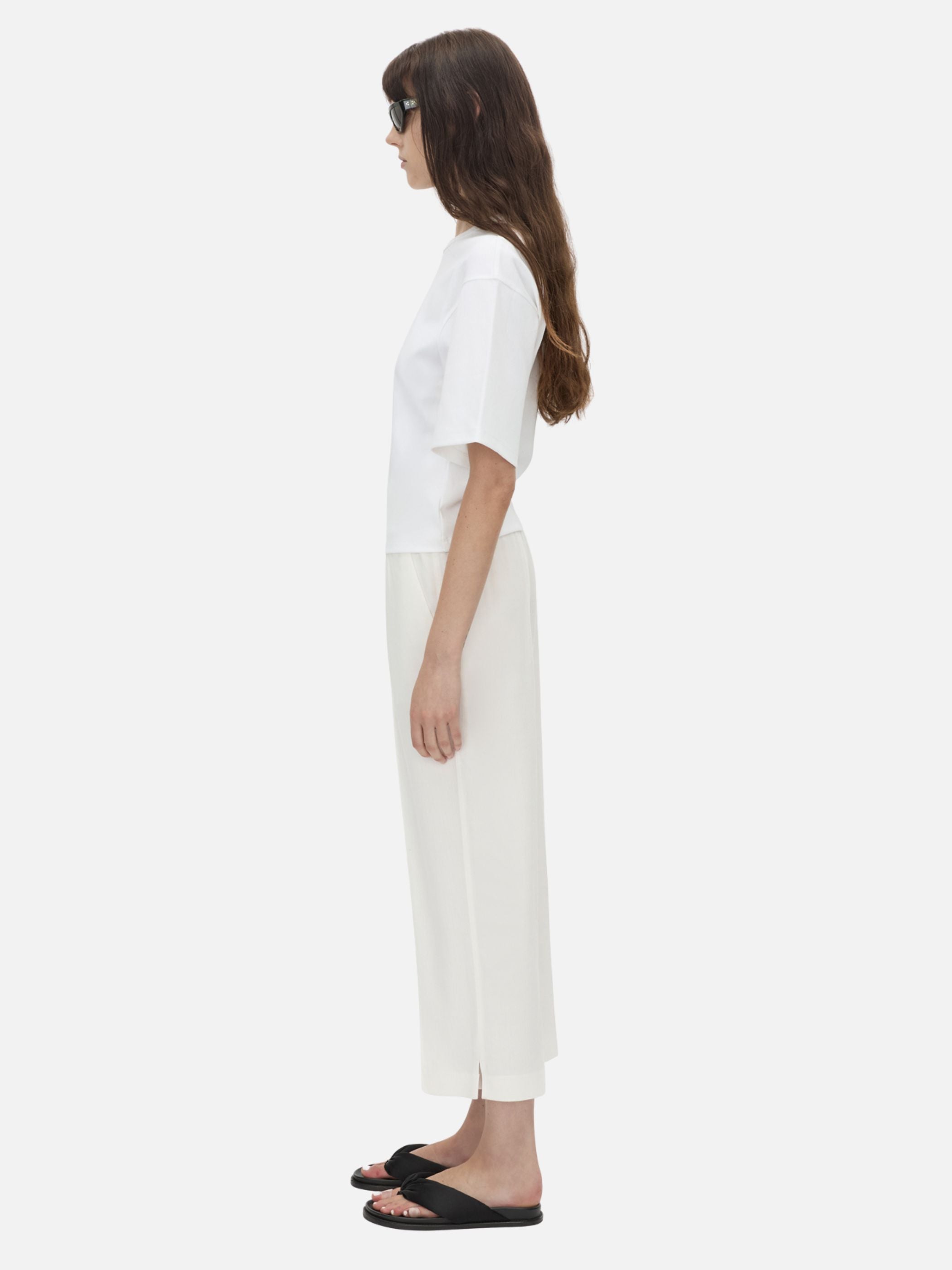 Alba Boxy Tee - Soft White