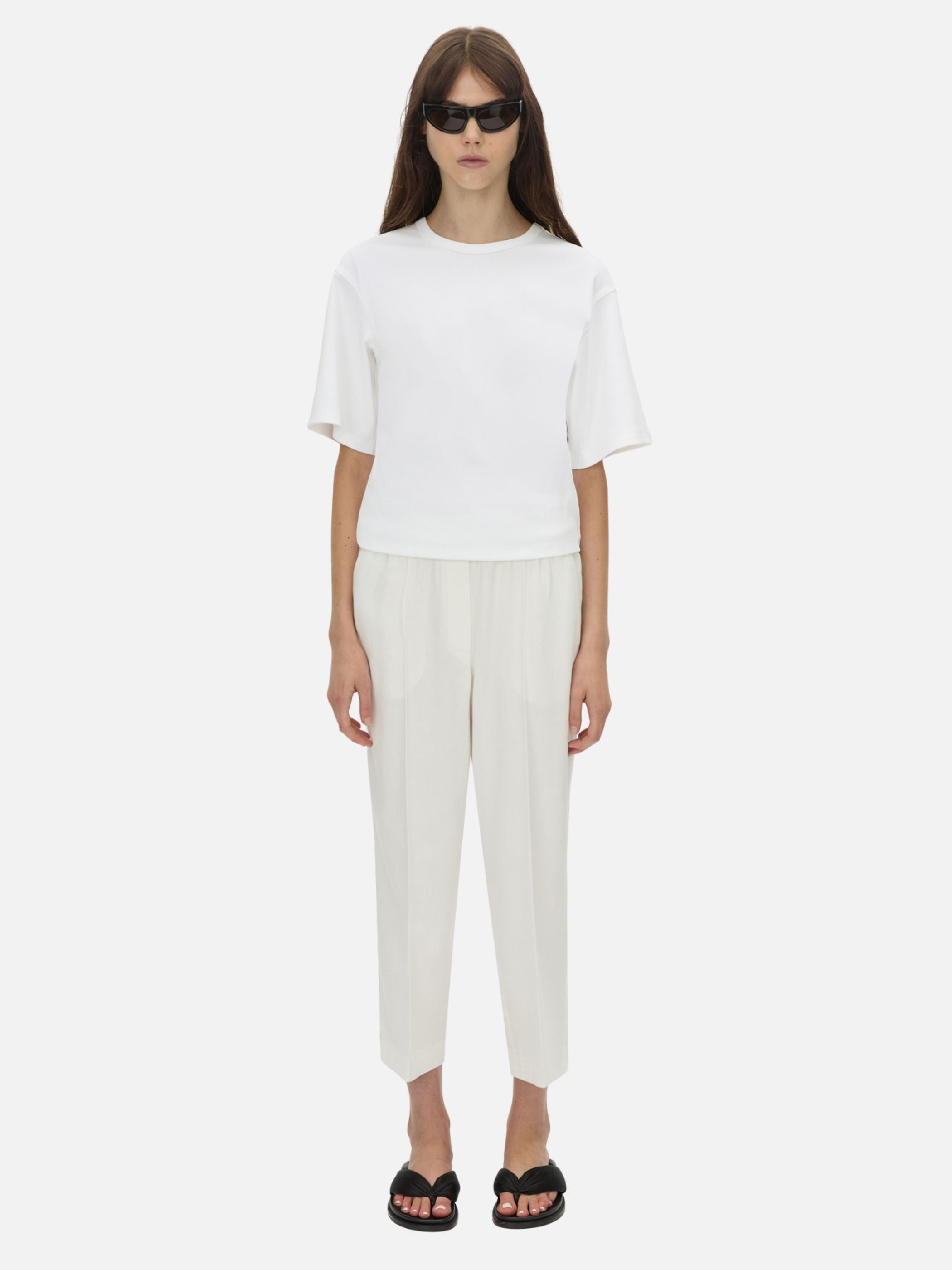 Alba Boxy Tee - Soft White