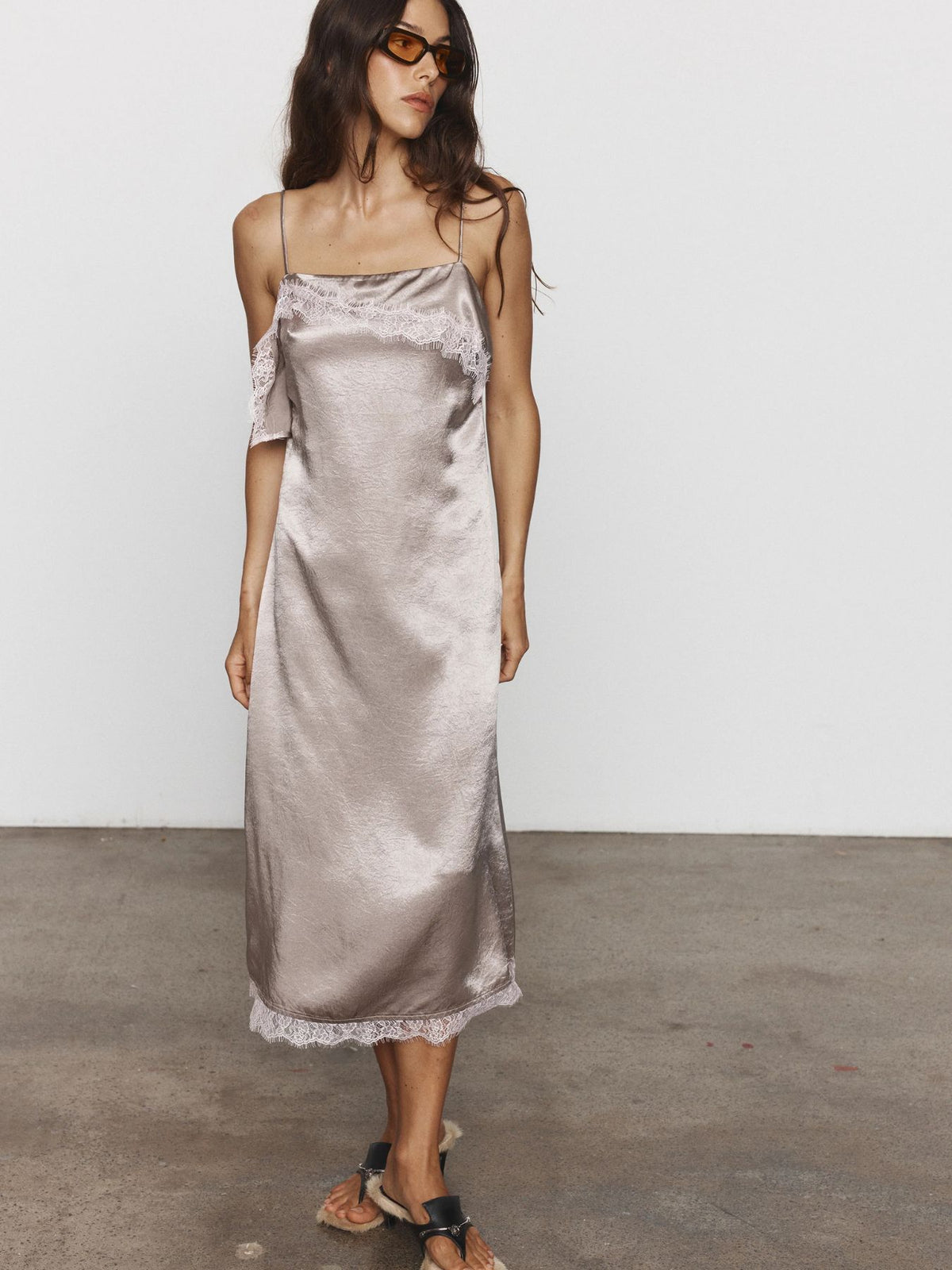 Lily Dress - Grey
