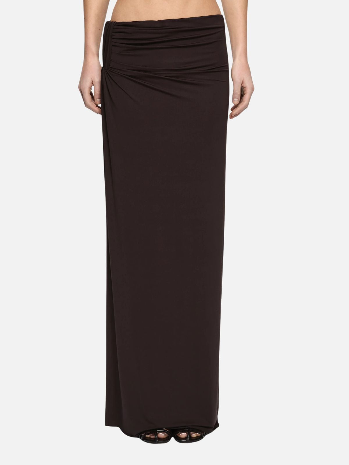 Niko Maxi Skirt - Dark Chocolate