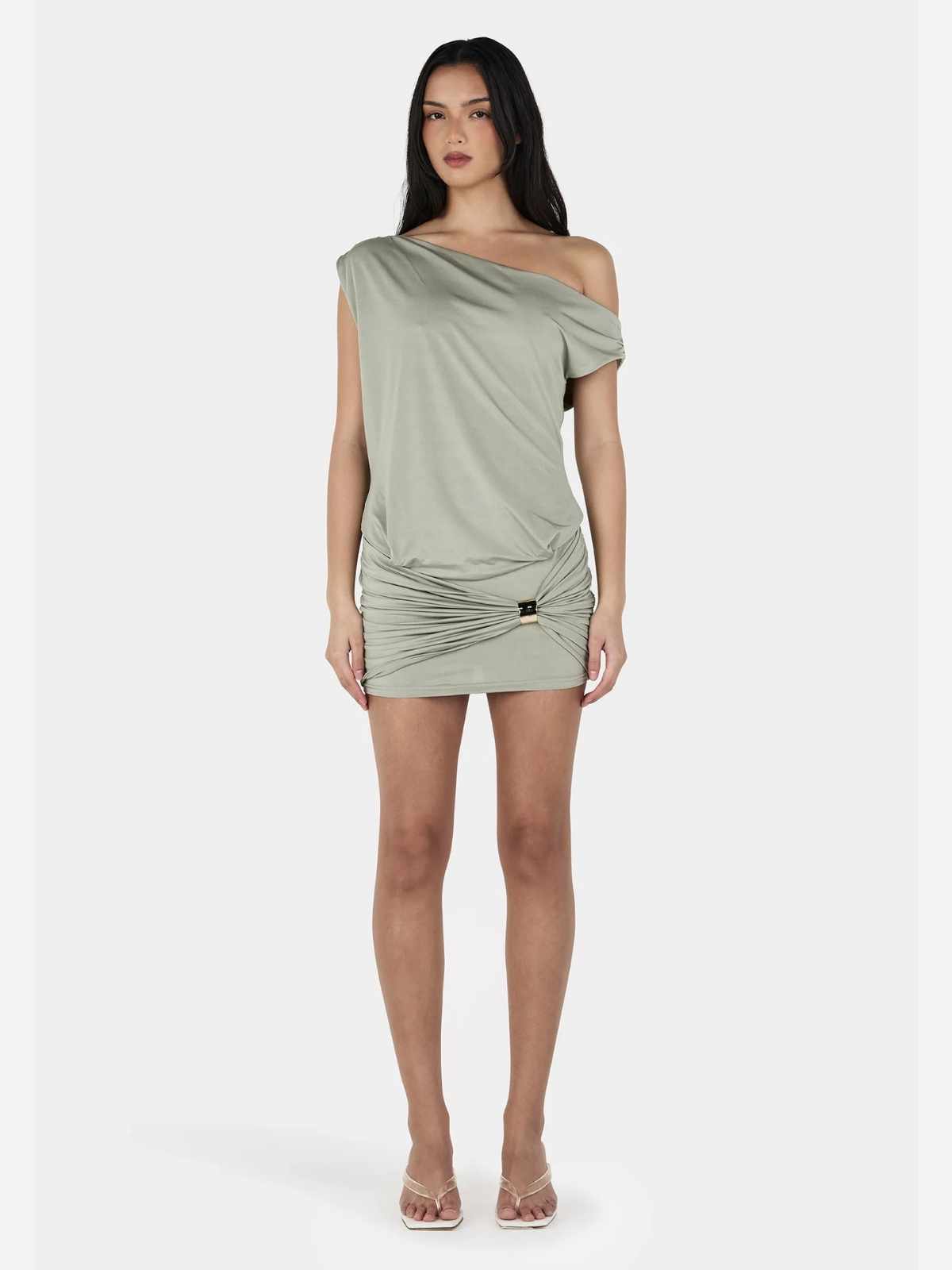 Imani Mini Dress - Sage