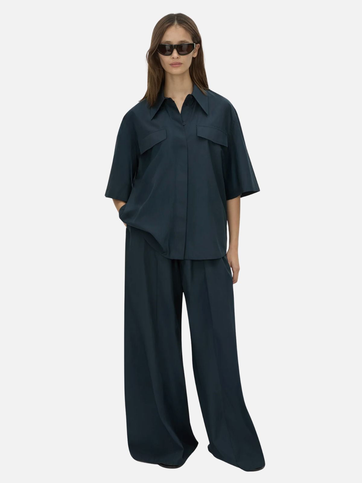 Sabi Short Sleeve Shirt - Navy