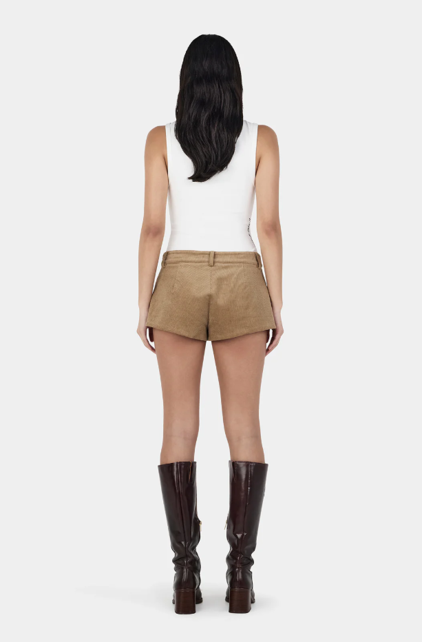 Joey Cord Shorties - Tan