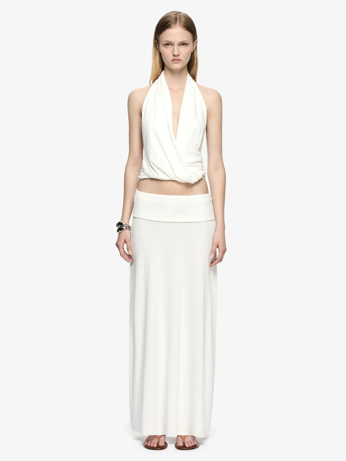 Xenna Maxi Skirt -Ivory