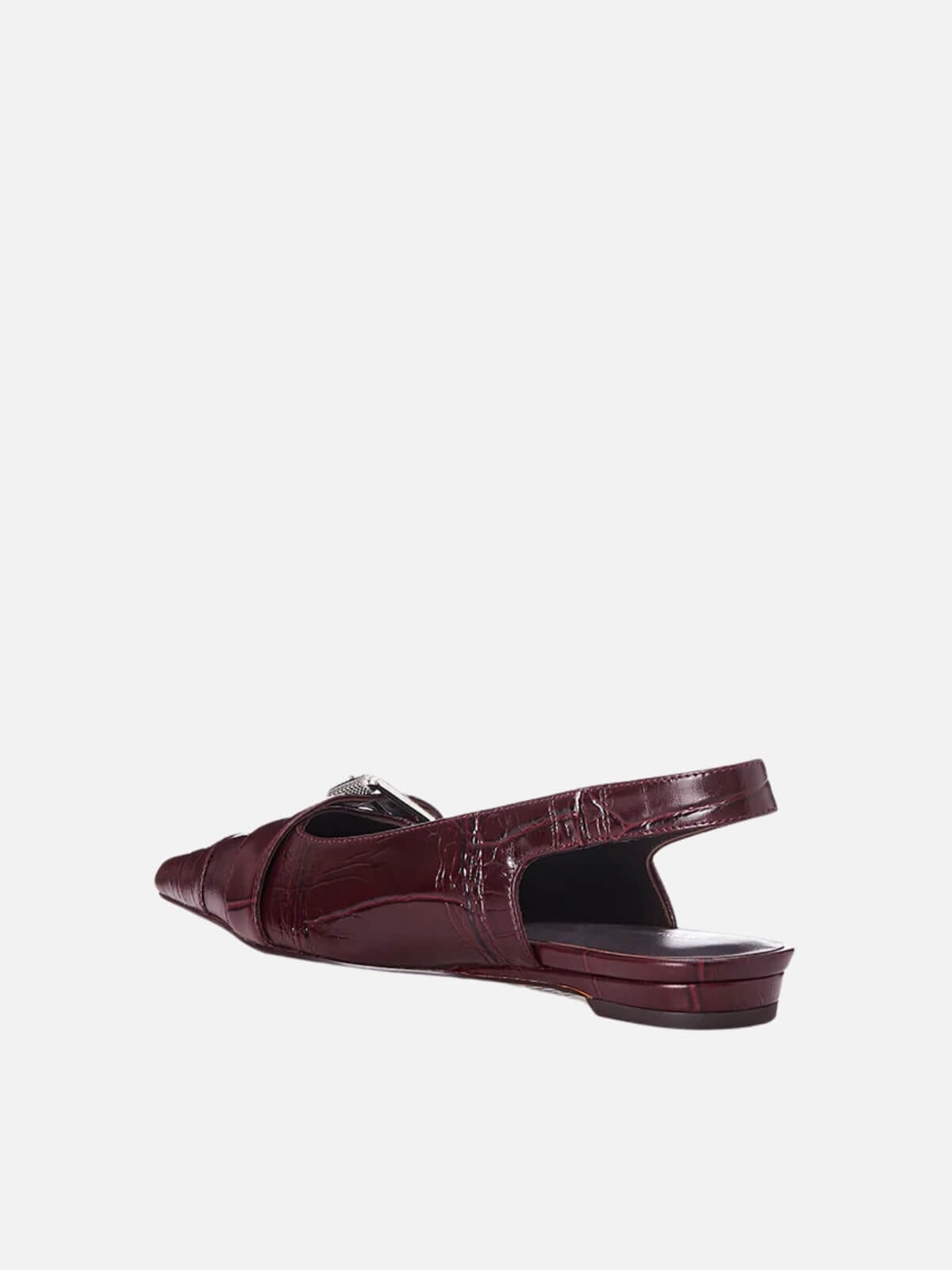Halle - Burgundy Croc Shoes Alias Mae 