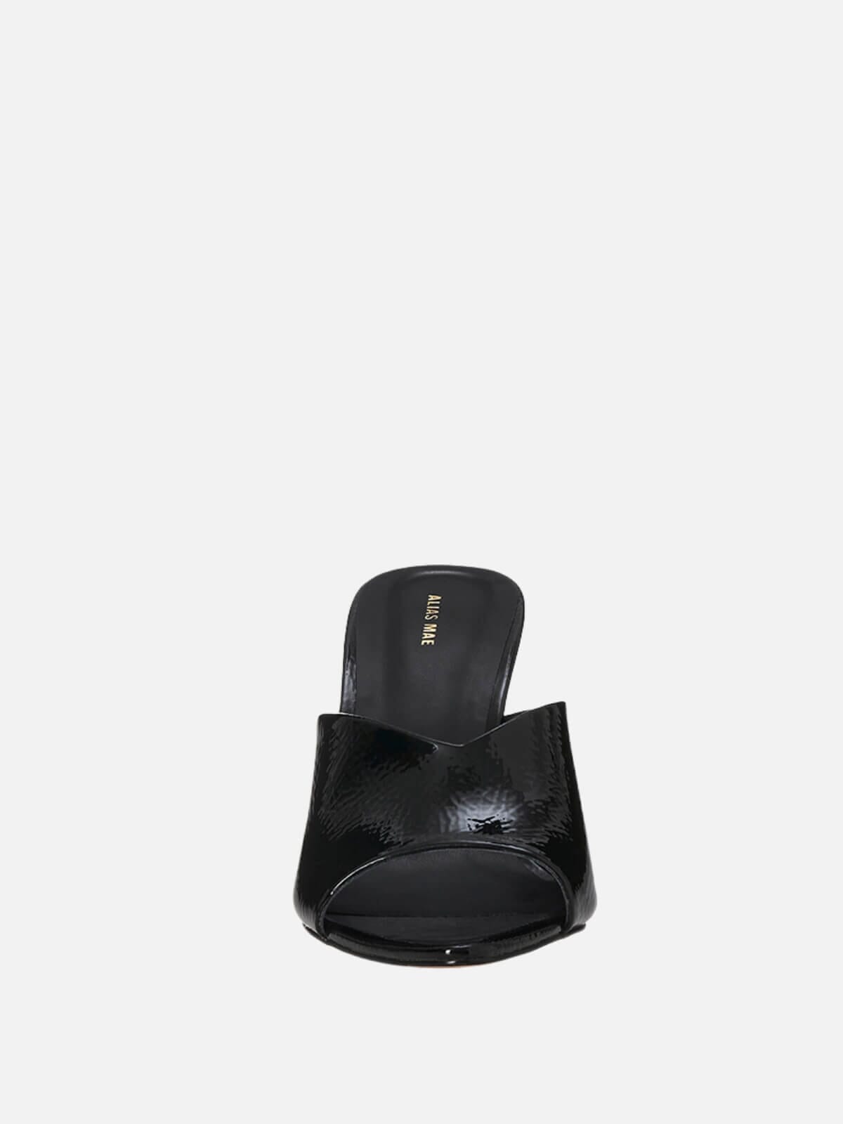 Rhianna - Black Oily Leather Shoes Alias Mae 