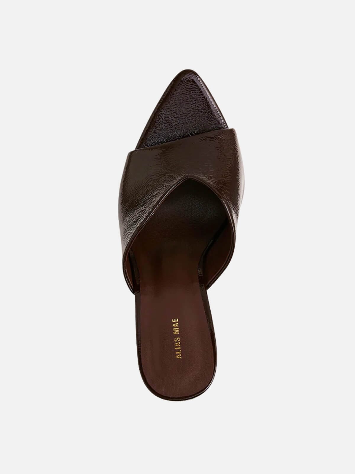 Rhianna - Choc Oily Leather Shoes Alias Mae 