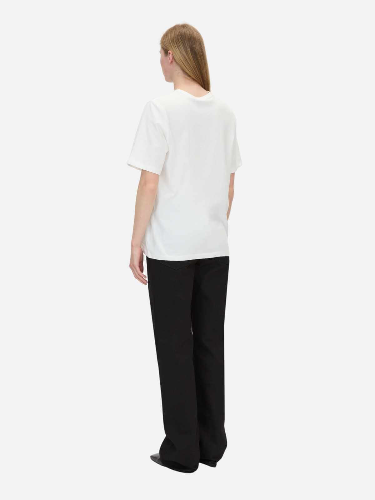 Anca Graphic Tee - Soft White