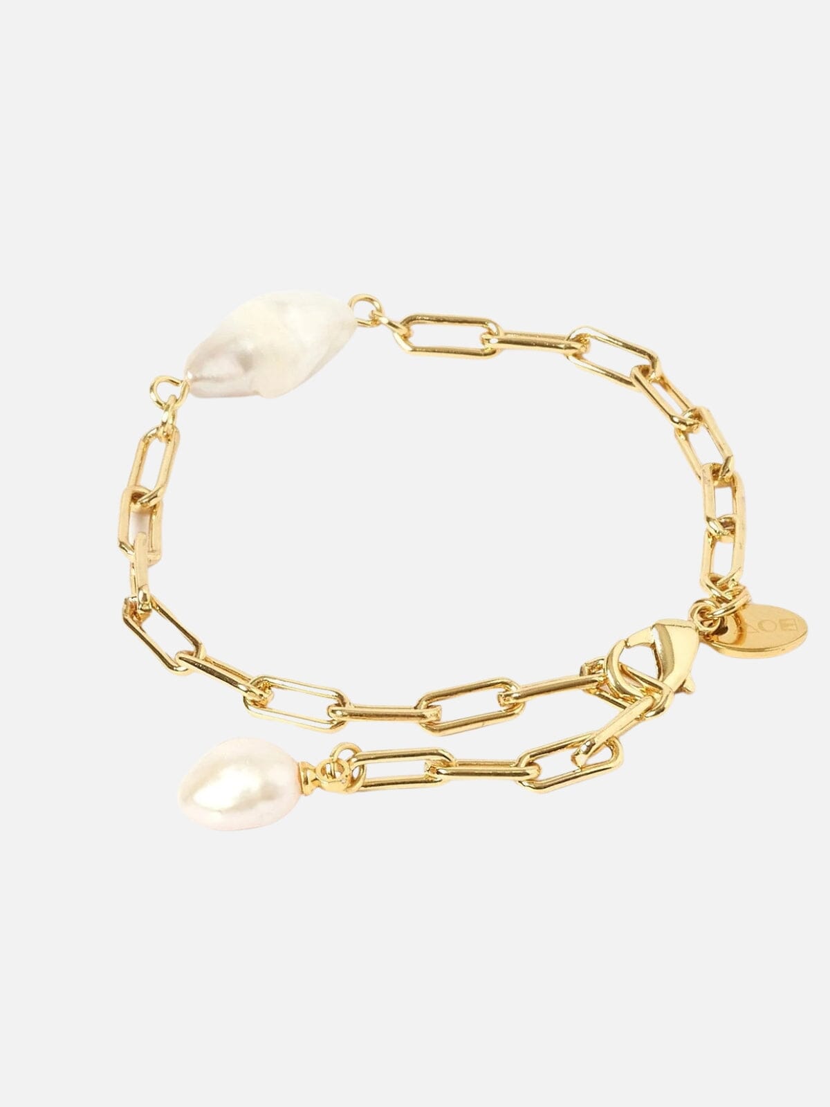 Arms Of Eve | Danielle Bracelet - Gold/Pearl | Perlu