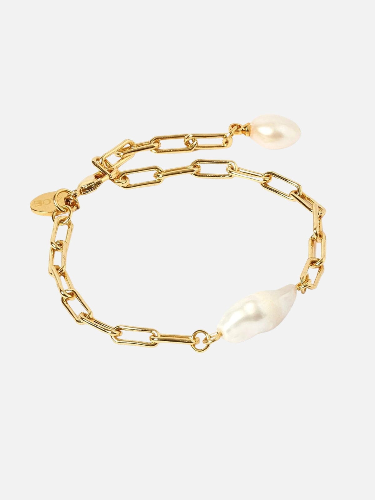 Arms Of Eve | Danielle Bracelet - Gold/Pearl | Perlu