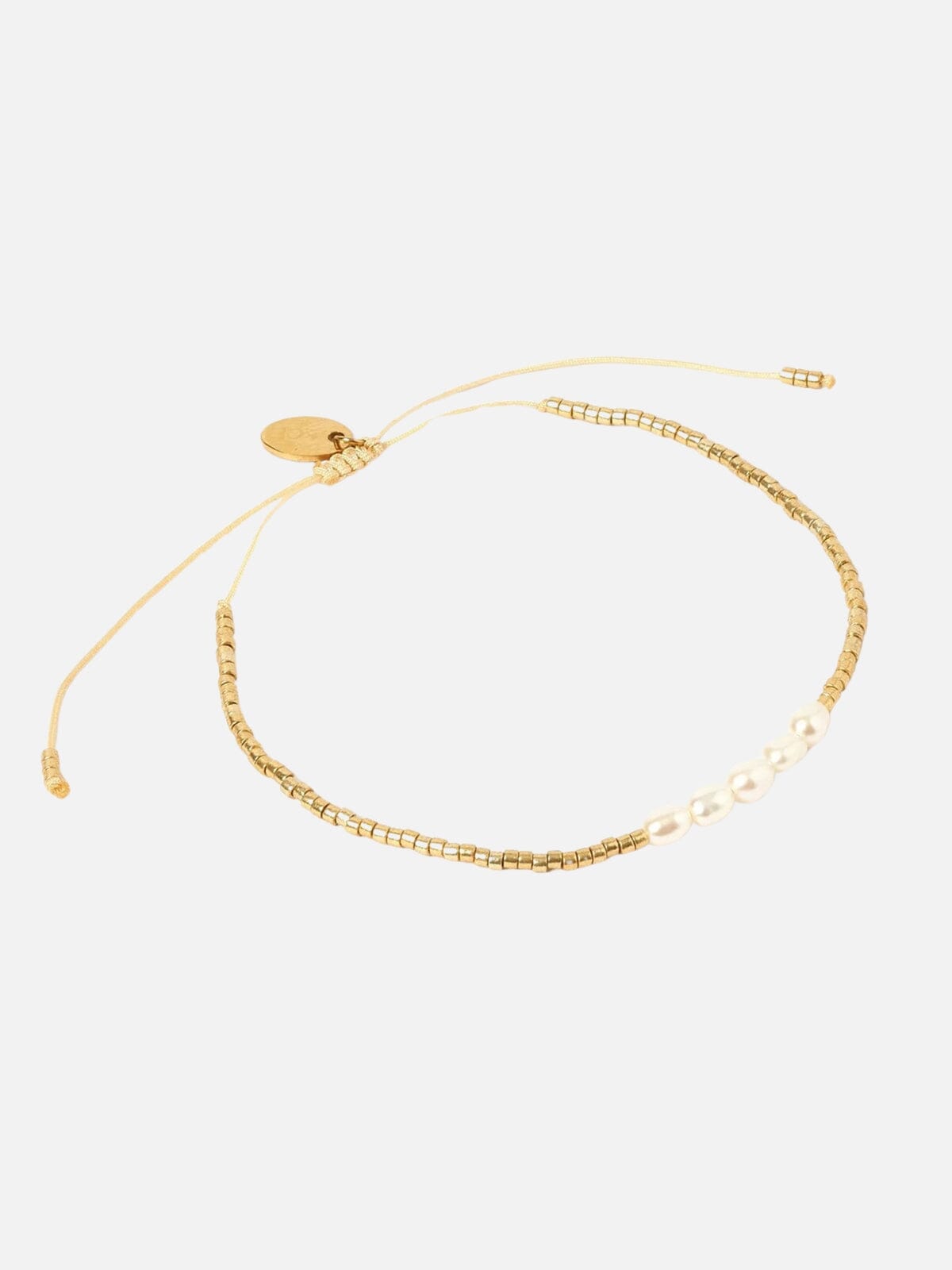 Arms Of Eve | Seline Bracelet - Gold/Pearl | Perlu