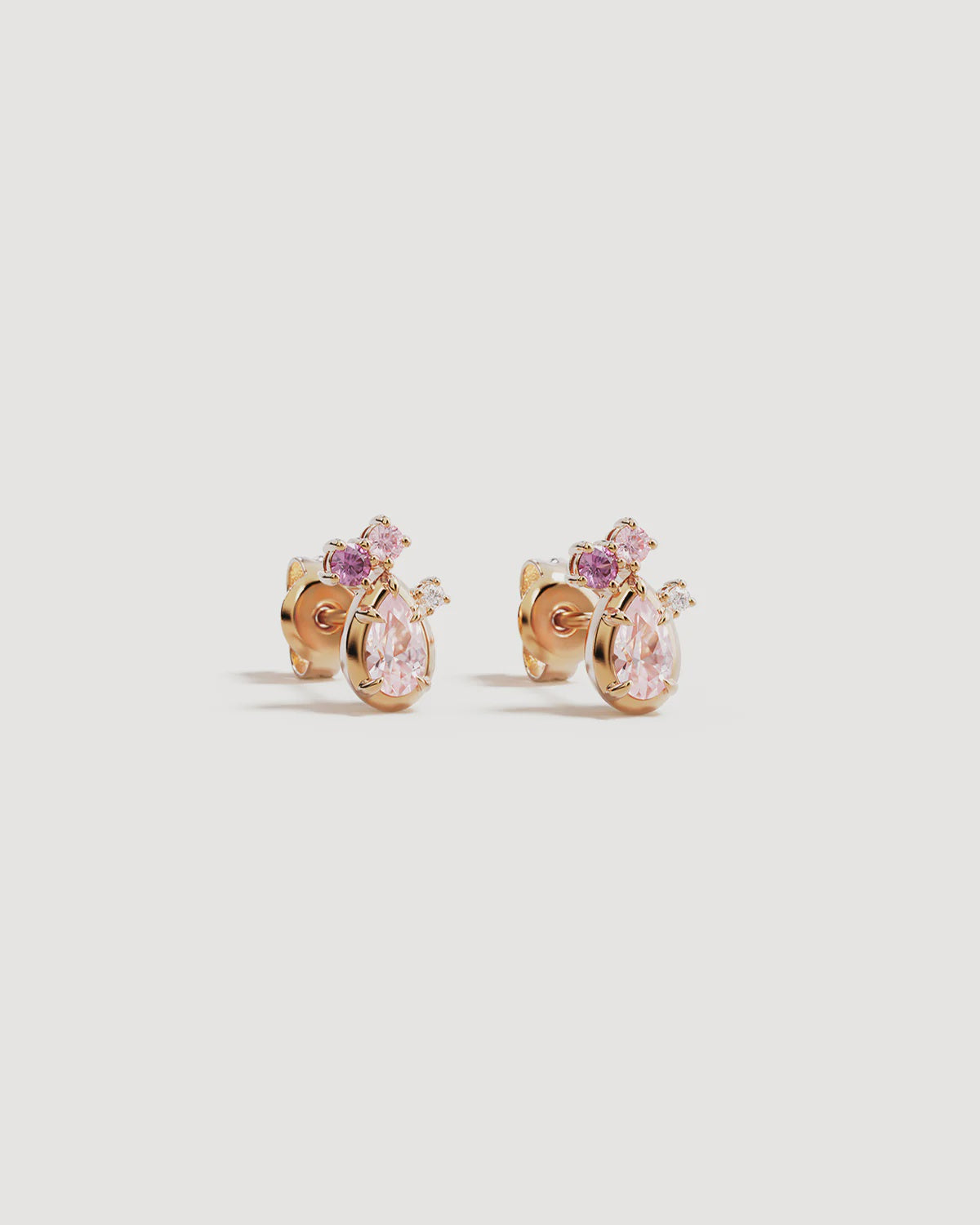 Awaken Love Stud Earrings - 18k Gold Vermeil