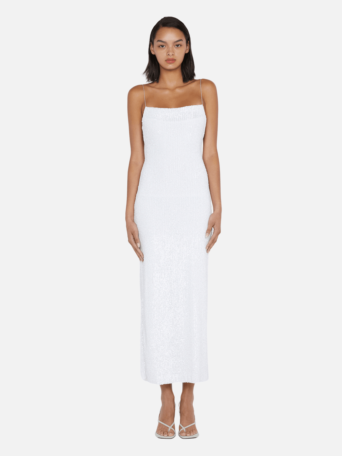 Bec + Bridge | Aaliyah Sequin Maxi Dress - White | Perlu