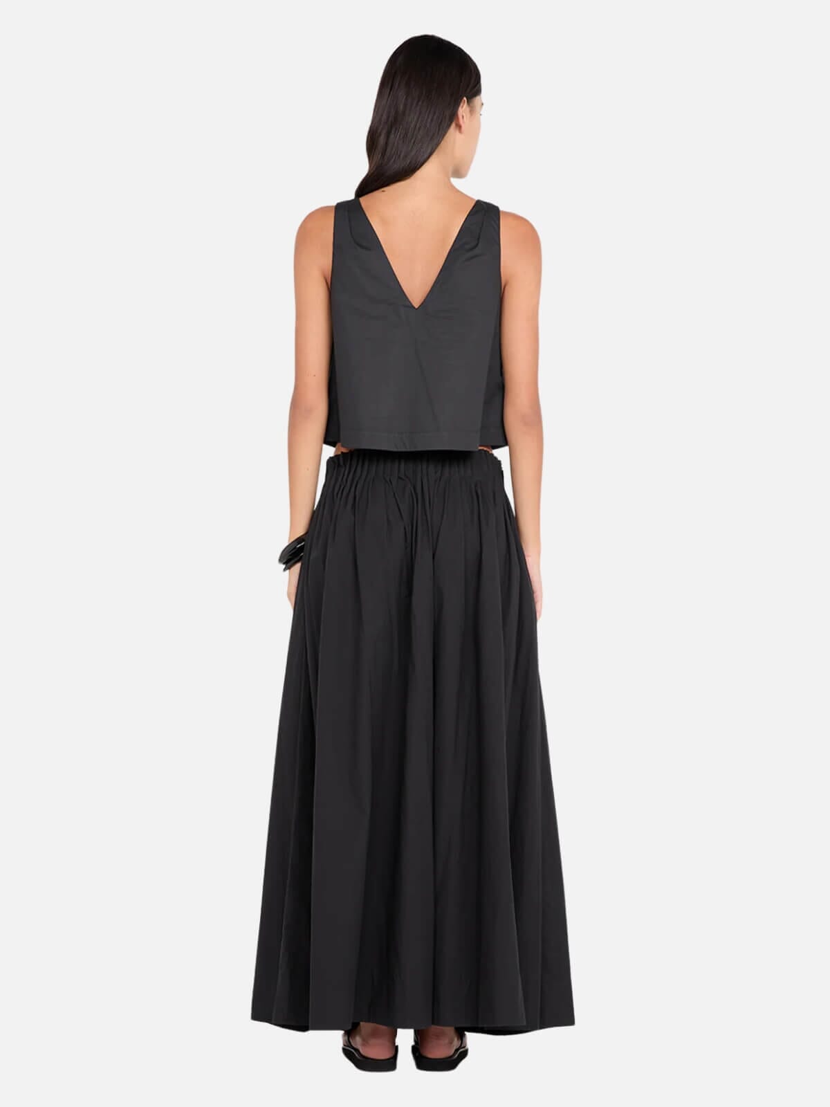 Bec + Bridge | Aluca V Neck Top - Black | Perlu