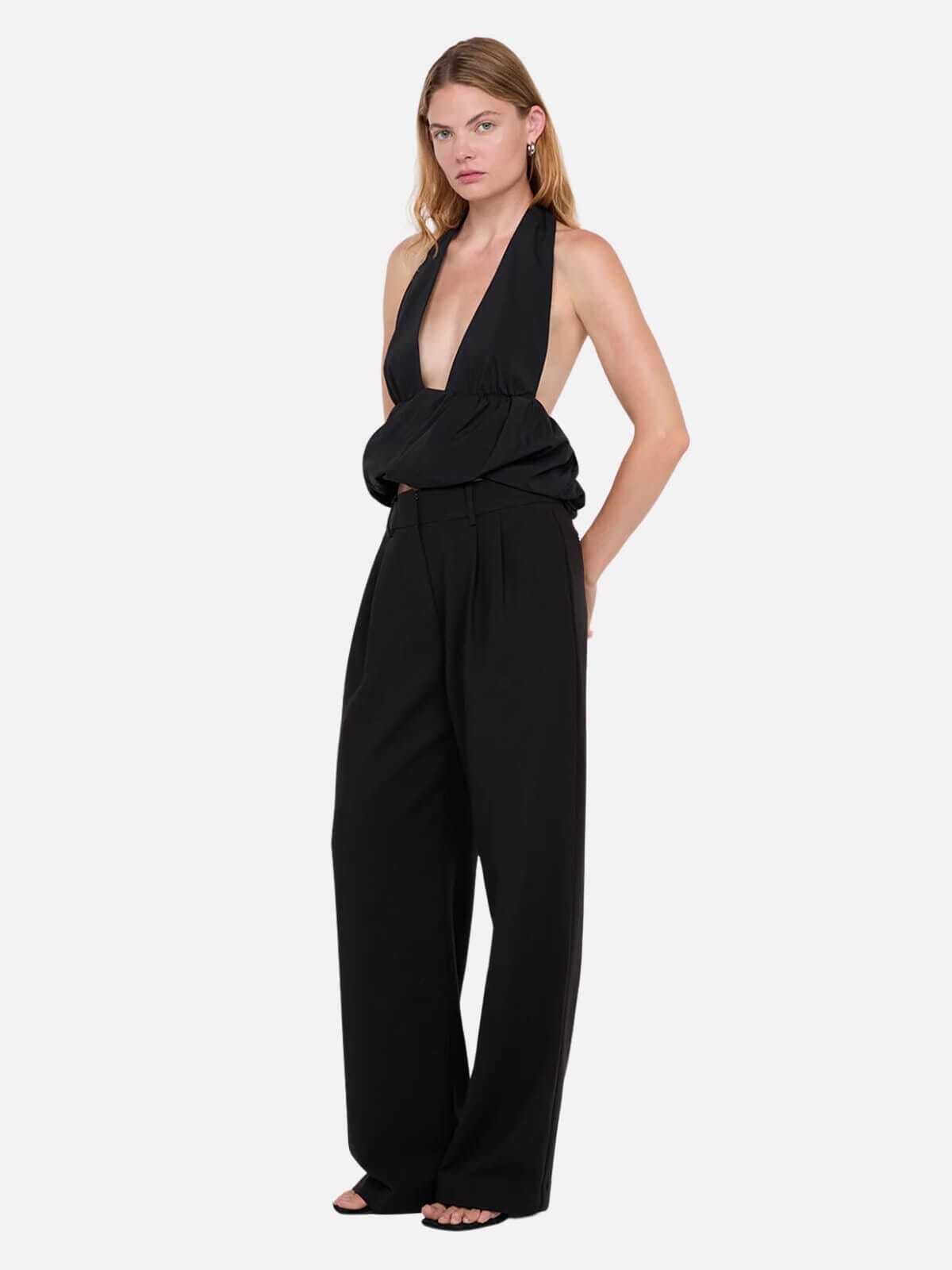 Bec + Bridge | Apolline Halter Top - Black | Perlu