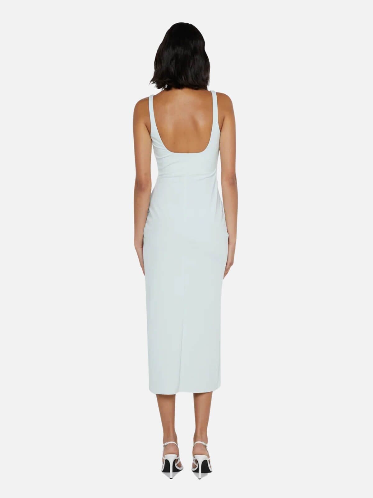 Bec + Bridge | Aveline Tuck Midi Dress - Ocean Mist | Perlu