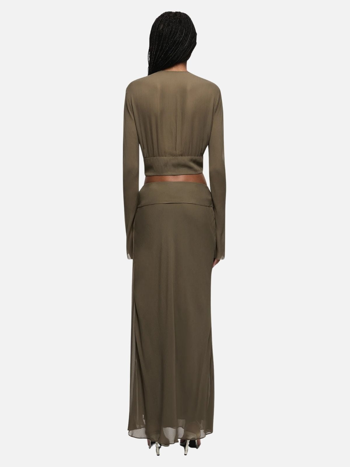 Briya Maxi Skirt - Twig