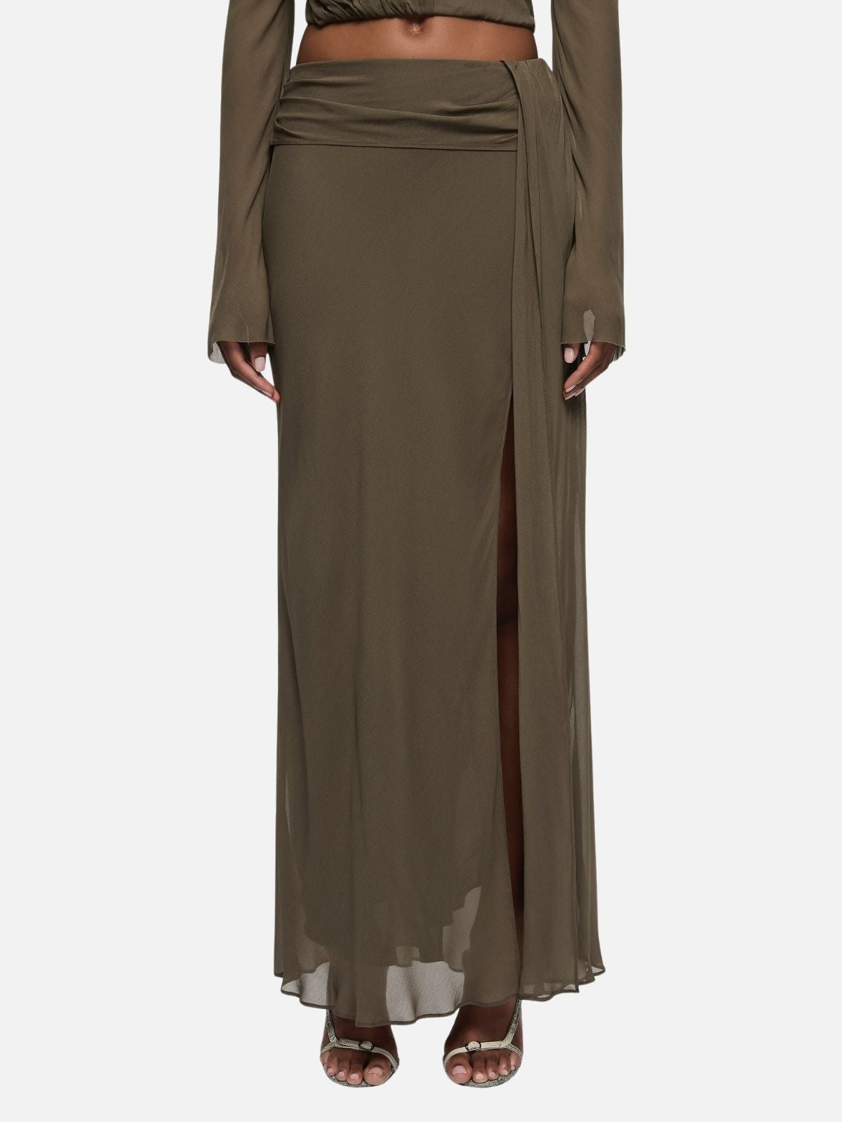 Briya Maxi Skirt - Twig