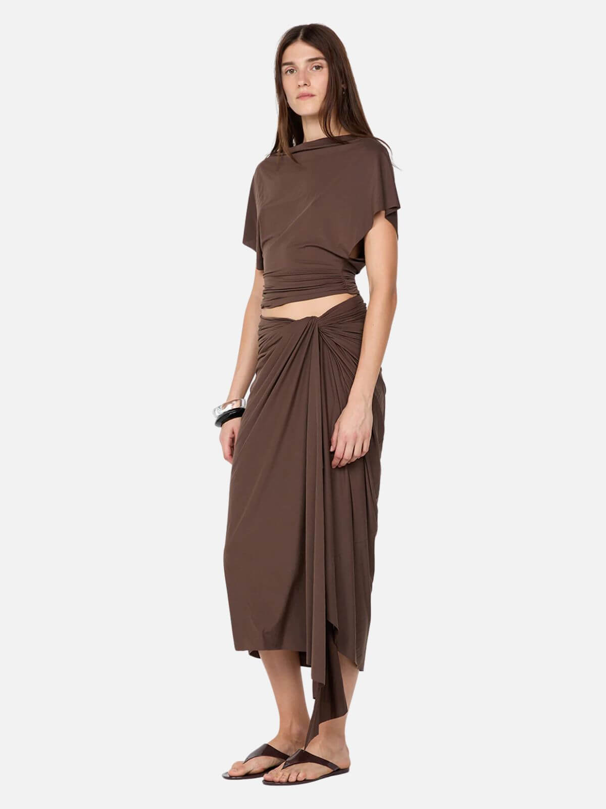 Clementine Batwing Top - Milk Chocolate