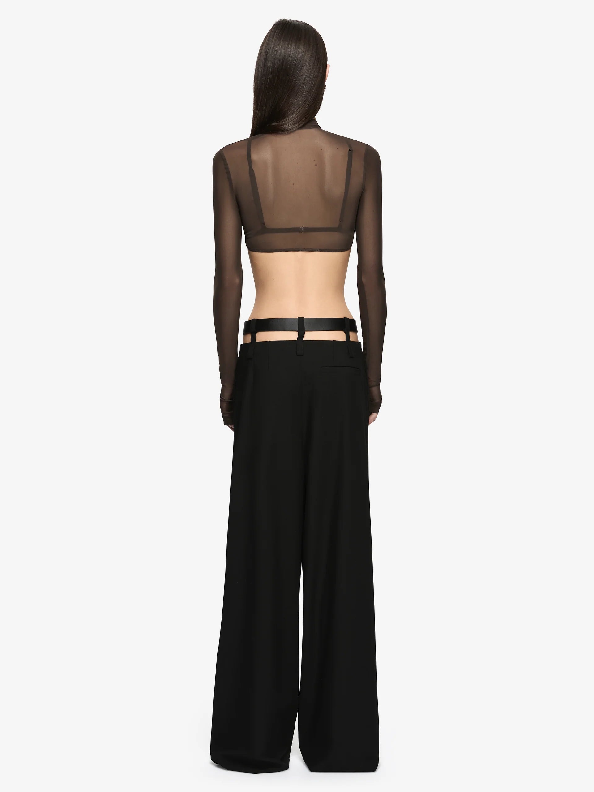 Henley Belt Pant - Black
