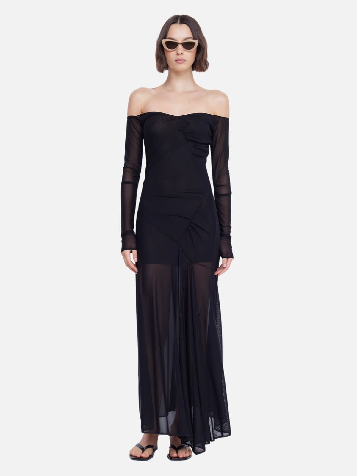 Bec + Bridge | Isadora Long Sleeve Dress - Black | Perlu