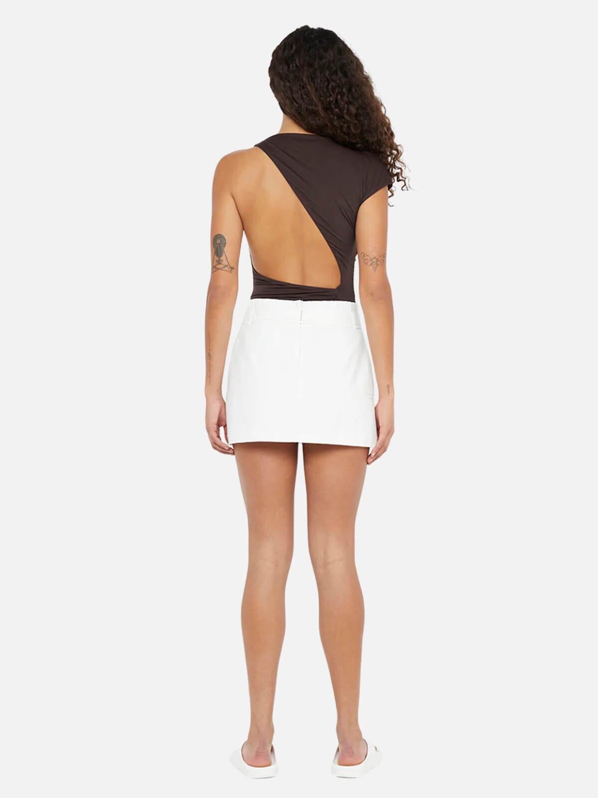 Kelsi Mini Skirt - White Skirts Bec + Bridge 