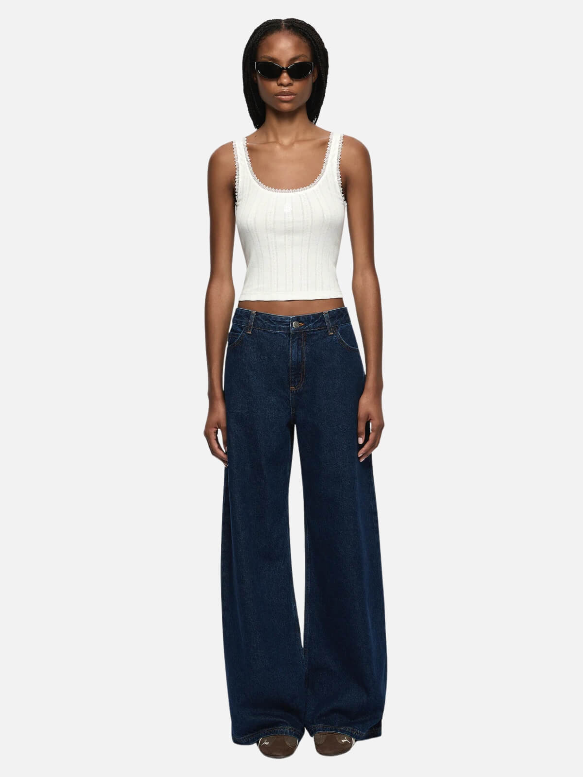 Lacie Tank - Ivory