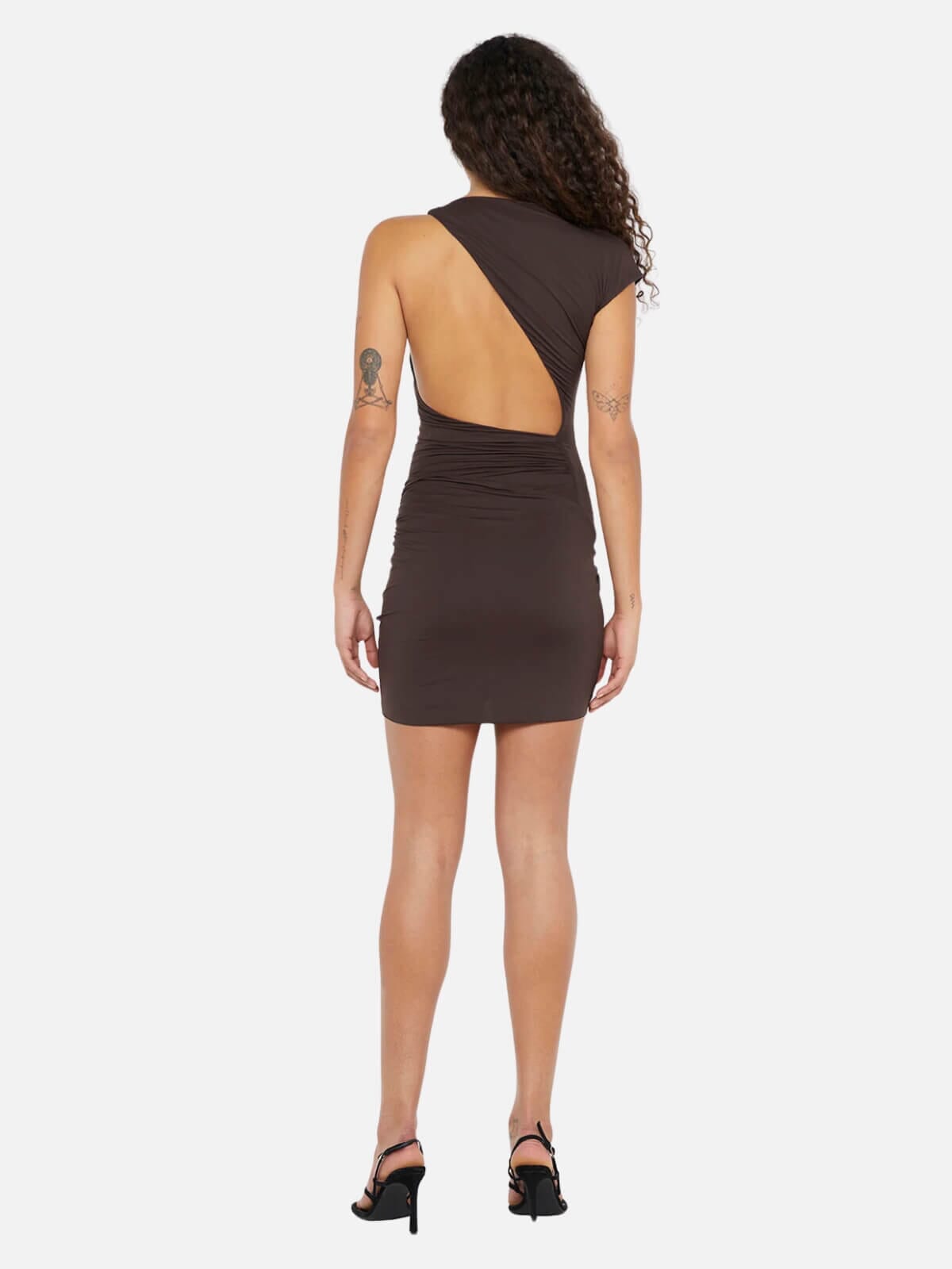 Nessie Mini Dress - Dark Chocolate Dresses & Jumpsuits Bec + Bridge 