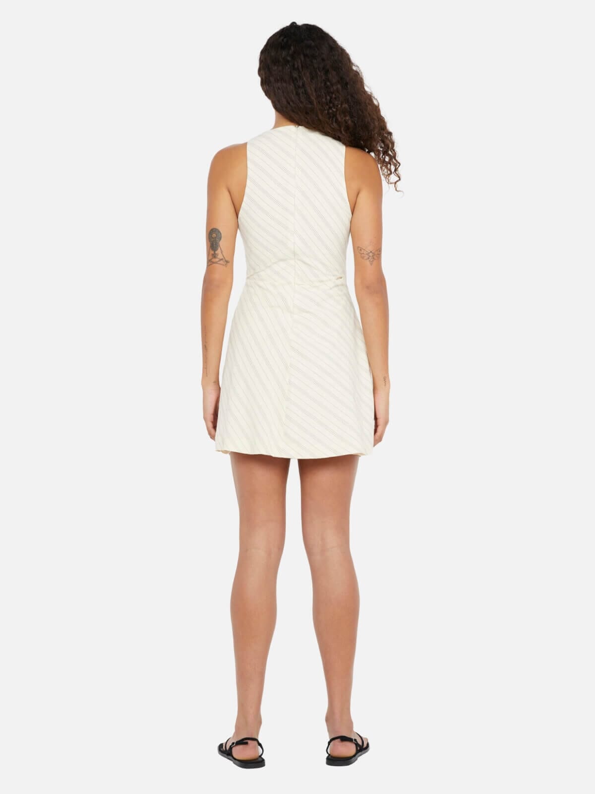 Peyson Mini Dress - Cream/Black Stripe Dresses & Jumpsuits Bec + Bridge 