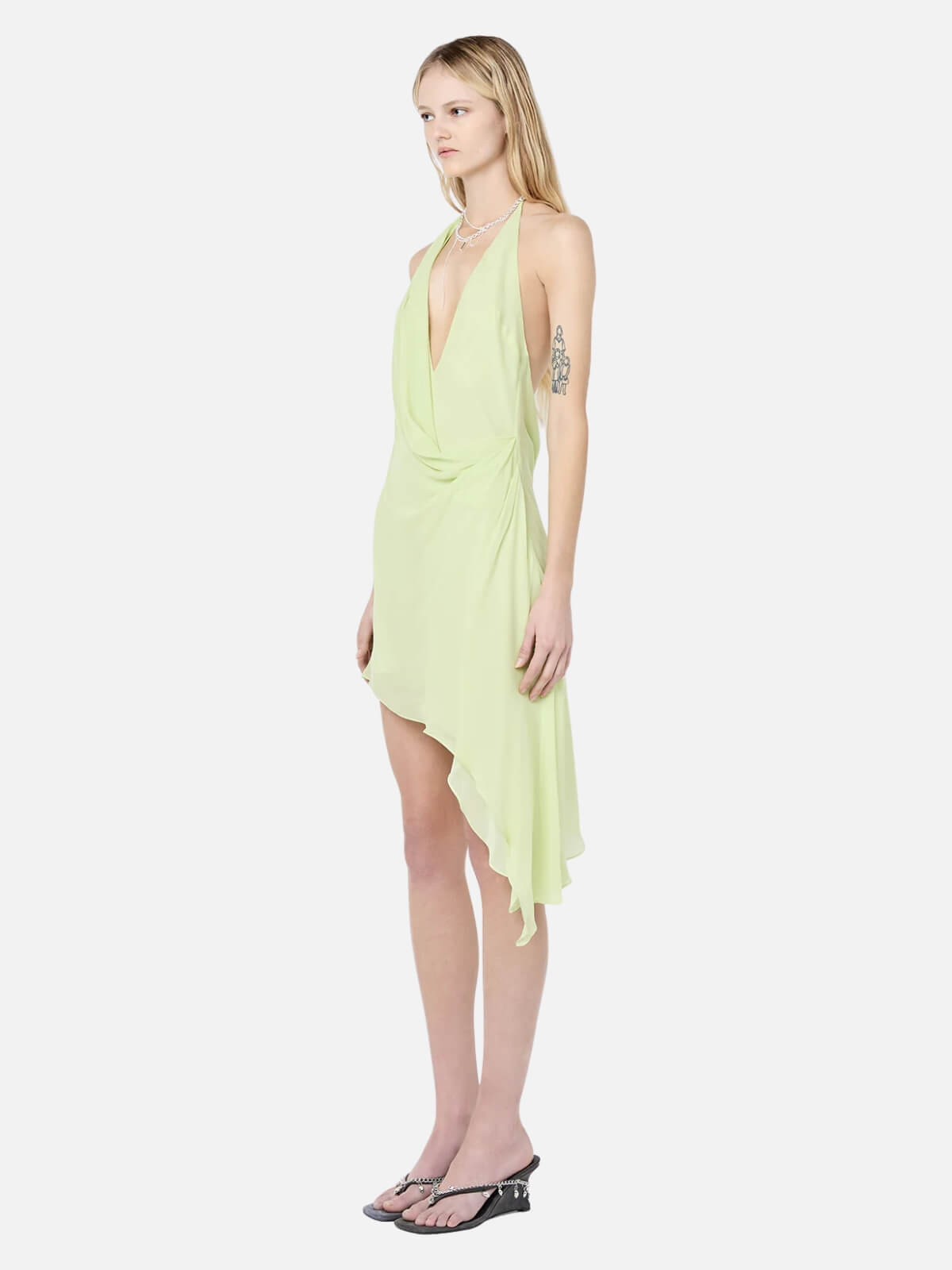 Sabrina Mini Dress - Wasabi