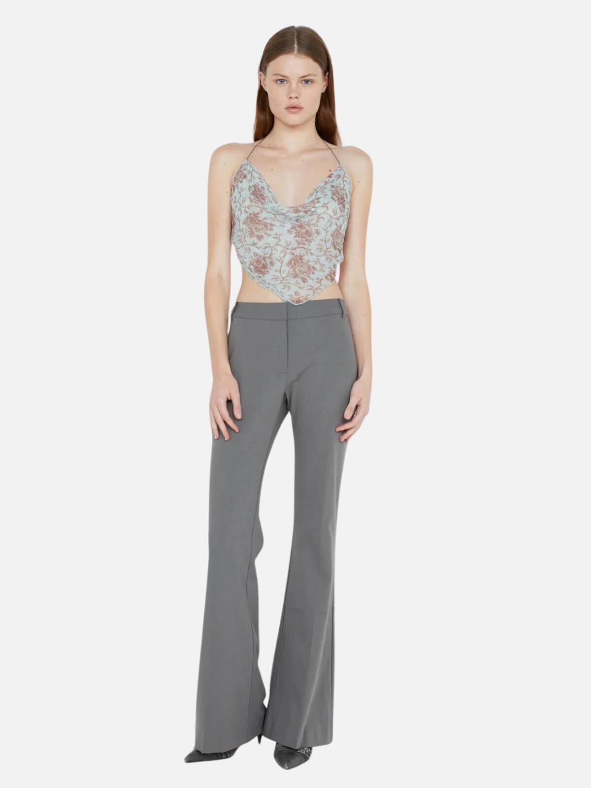 Bec + Bridge | Twiggy Halter Top - Juniper Floral | Perlu